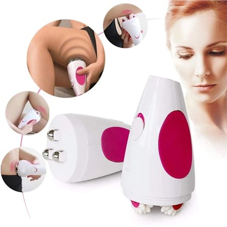 Massage Roller Viktminskningsmaskin Mage vit