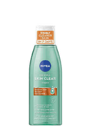 NIVEA Ansiktsvatten Derma Skin Clear Toner 200 ml & facemist Unisex