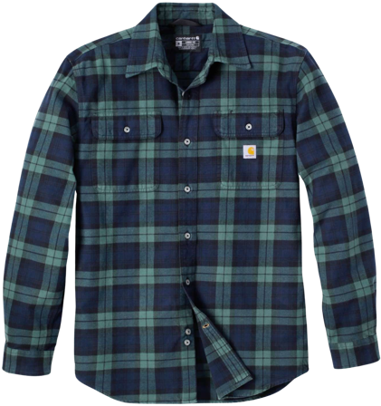 Carhartt Workwear Flannel L/S Plaid Shirt paita, Frosted Balsam - Paidat