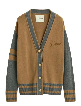 GANT | Gant Varsity V-Neck Cardigan | XL