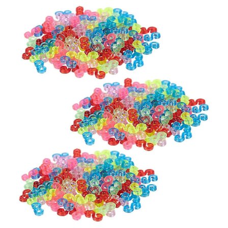 Nya Fantastiska Loom Bands-paket med 375 Färgglada S-klämmor