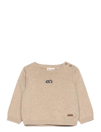 Pullover Knit Minymo Beige
