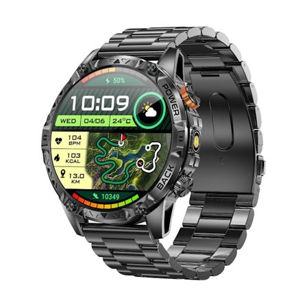 Avanceret Smartwatch: Lang Batterilevetid, IP68 Vandtæt og Omfattende Sundhedsovervågning kompatibel med FitCloudPro Black + Black