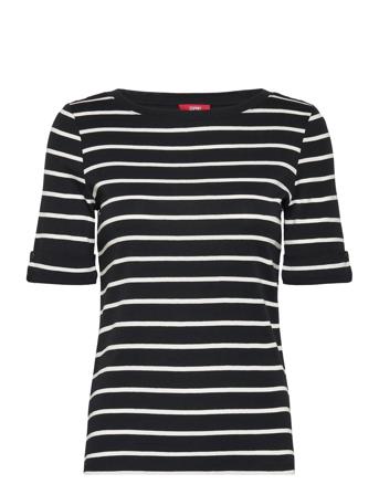 T-Shirts T-shirts & Tops Short-sleeved Svart Esprit Collection*Betinget Tilbud