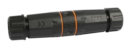 SYNERGY TP-TP Kupplung,RJ45 CAT6A, IP68 Outdoor, bis 3-8mm - bestehende RJ45 Stecker verwenden, Synergy21,