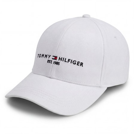 Casquette blanche Tommy Hilfiger Established pour hommes - Casquettes Snapback - pour Hommes - Tommy Hilfiger