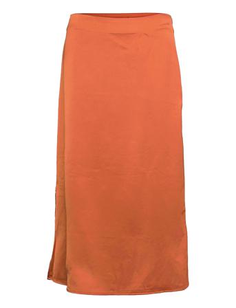 Onlmayra Hw Long Sateen Skirt Tlr Orange ONLY