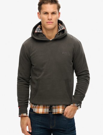 Superdry Essential Logo Hoodie Hb - Black - XXL