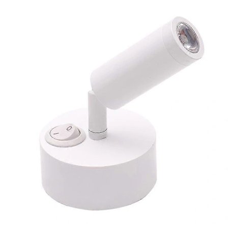 RV Læselampe med LED - 12 Volts LED-lamper Indvendig Roterbar Væglampe Læselampe til Sengelampe, Hall, Autocamper, Campingvogn, 5. Hjul eller Køretøj