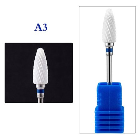 1 STK keramisk wolfram neglebor fil til elektrisk manicure