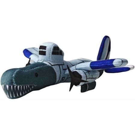 Italiensk "Brainrot" Plysj, 25 cm Bombardiro Crocodilo Plysjpute for Videospillfans