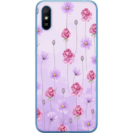 Kompatibel Mobilcover til Xiaomi Redmi 9A Petal Reverie Lilac Mist