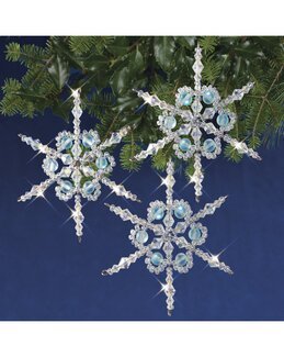 Hobbysett Juletrepynt Snøfnugg - Solid Oak Inc.