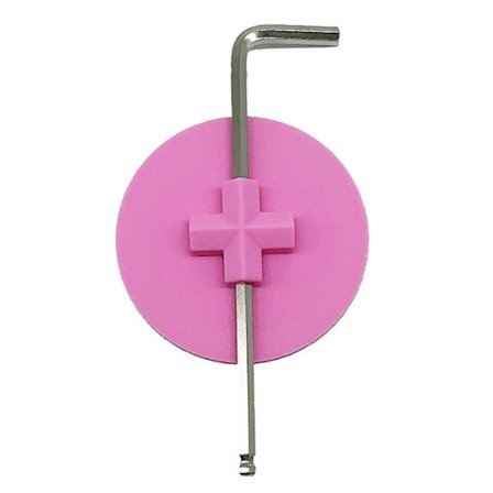 Multifunksjonell Magnetisk Skiftenøkkel Telefonholder Feste Bærbar 360 Graders Roterbar, Silikon Metallstativ for Reparasjonsarbeid Rosa