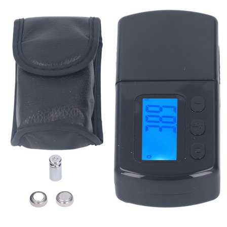 Digital skivspelare Stylus Force Scale Gauge 5g 0.01g Mini Pocket Smyckesvåg för Powder Medicine Svart