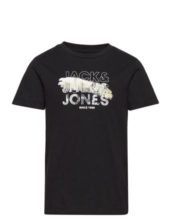 Jcobooster Tee Ss Crew Neck Jnr T-shirt Sort Jack & J S