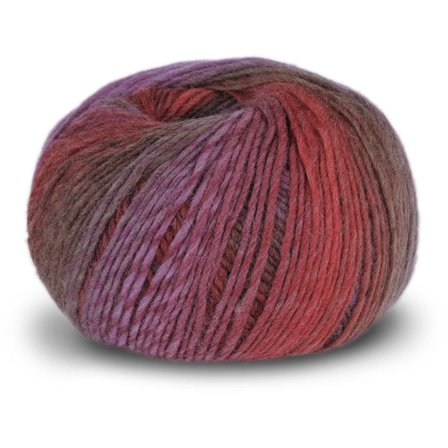 Gjestal Garn Pretty-Print Ullgarn Rødfarget 502, 100g