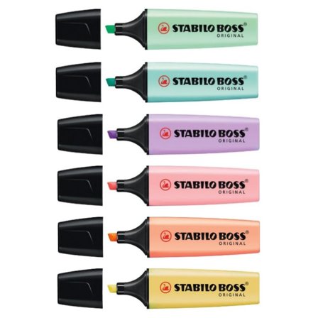 Stabilo Boss Pastel Highlighter stykkevis Light Orange