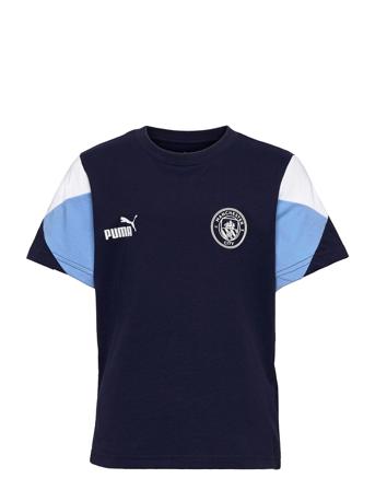 Mcfc Ftblculture Tee Jr Blue PUMA