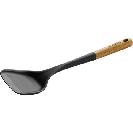 Staub Wokspade, svart 31 cm | Matlagning > Köksredskap > Slevar och Stekspadar > Wokspade | Bagaren och Kocken