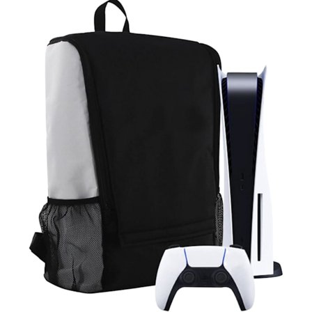 Reiseveske for PS5 Håndveske Ryggsekk for Ps5 Konsoll Beskyttende Luksusveske en Håndveske for Ps5 Sett Multi Fution Reiseoppbevaring En Størrelse A