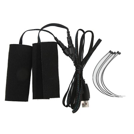 2 kpl moottoripyörän lämmitettävät kahvasuojat vedenpitävä IP67 USB 5V DC sähkölämmitystyyny