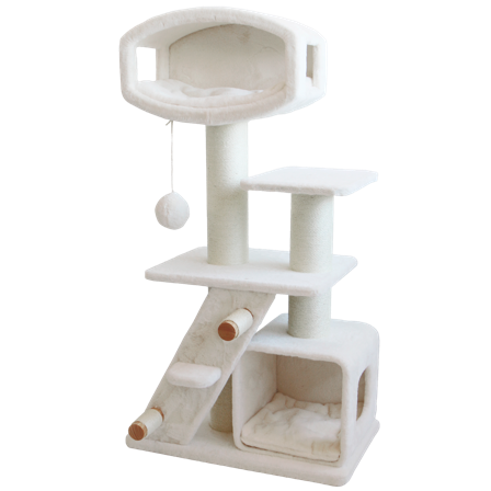 Selected by ZOO - Klorebrett Broad Peak, 80x48x150cm, Off white - Katt - Kloretre og kloremøbler - Kloremøbler og kloretønner - ZOO.no