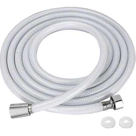 Smidig Duschslang 3m, Universal Ersättningsslang Anti-Twist PVC Badrumsslang för Alla Blandare