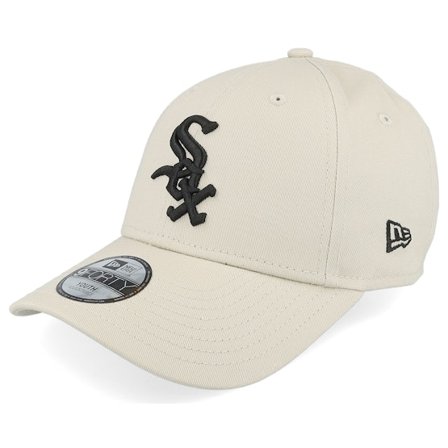 New Era - MLB Béžová adjustable Kšiltovka - Kids Chicago White Sox League Essential 9FORTY Stone/Black Adjustable @ Hatstore