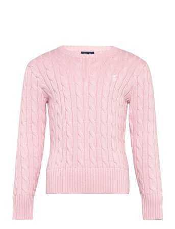 Ralph Lauren Kids 20/2 Cotton-Cable Cn-Tp-Swt - Pink - 142-153