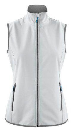 Printer Trial Vest Lady Softshellväst Vit Vit, Kläder