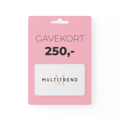 Gavekort pålydende kr 250,-