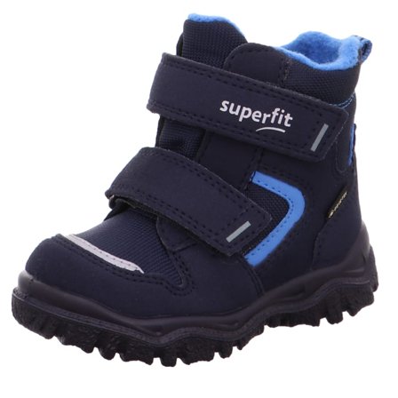 Superfit Kids' Husky1 Gore-Tex Children lined boots Blue 22