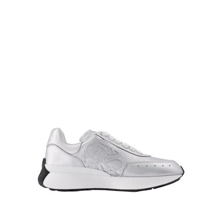 Alexander McQueen, Runner Sneakers Wit, Heren, Maat:44 EU