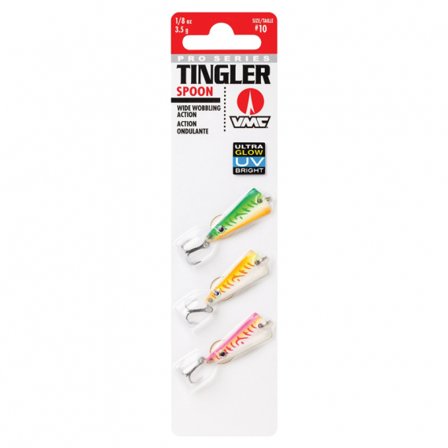 VMC Tingler Spoon Kit 3,5g (3-pack) - Glow UV