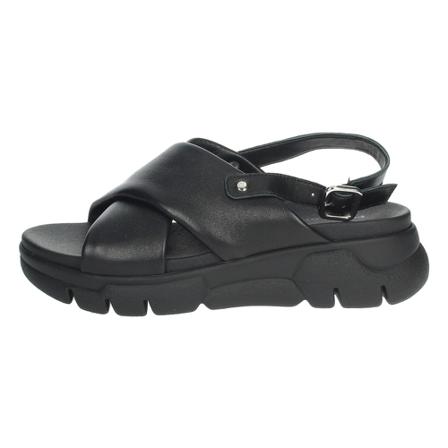 Frau sandal , Zwart , Dames , Maat: 36 EU