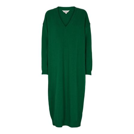 Basic Apparel Lise V-Kjole Grøn, Dame