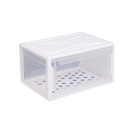 Basketball Skuffe Type Skoæske Skoarrangør Skuffebokse Klar Plastik Sko Opbevaringsboks Display Væg Hvid