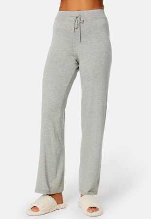 Happy Holly Pammy cozy pants Light grey Klær