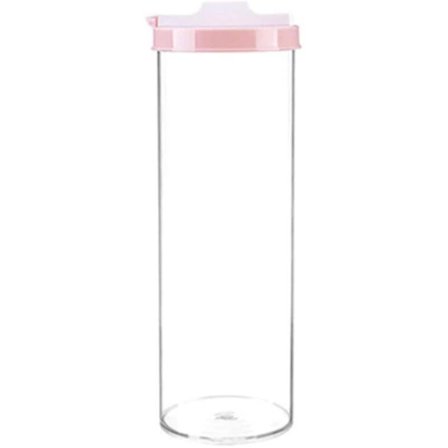 Matbeholder med lokk (rosa)