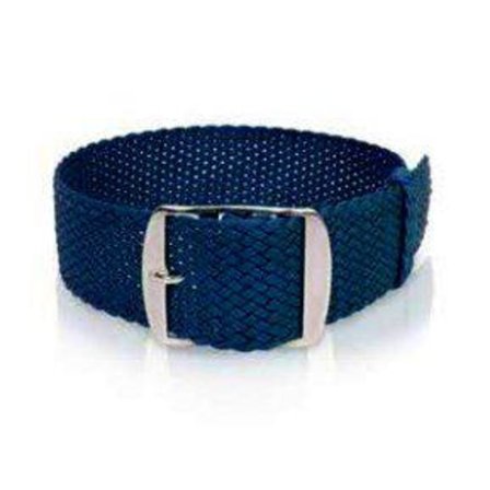 Perlonband 18/20 mm blå