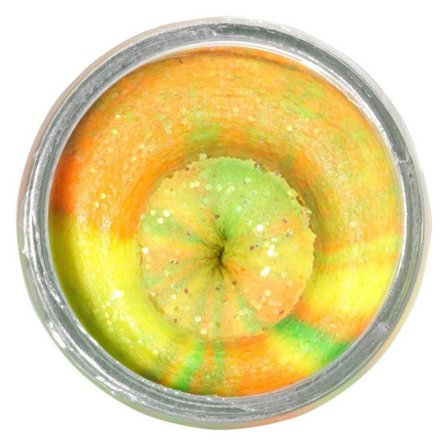 Berkley Powerbait Natural Glitter Trout Dough - Garlic Rainbow Glitter