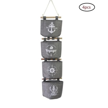 Hängande organiserare med 4 fickor, hängande organiserare, hängande förvaring