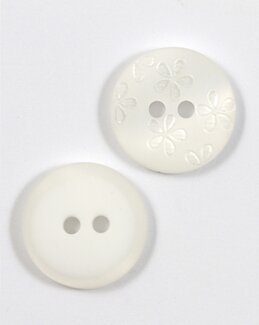 Knapp hvit - 12 mm - New Old Company