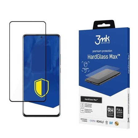 3mk HardGlass Max sort hærdet glas til Xiaomi 12 Pro / 13 Pro