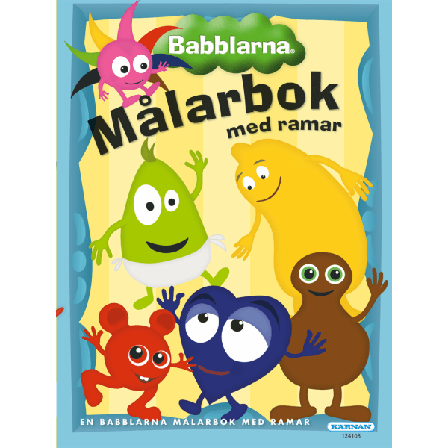 Babblarna Målarbok Med Ramar Multifärg