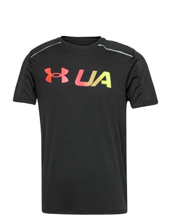 Ua Run Graphic Print Fill Ss Black Under Armour