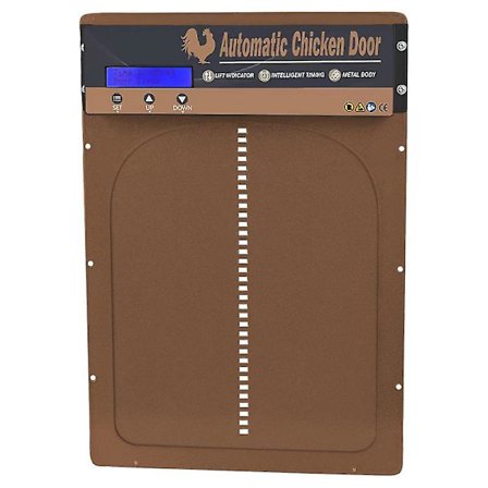 Vattentät kycklinghusdörr i metall, tidsinställd, klämskyddad, automatisk dörr för kycklinghus, automatisk frigöringsspärr för duvuppfödning