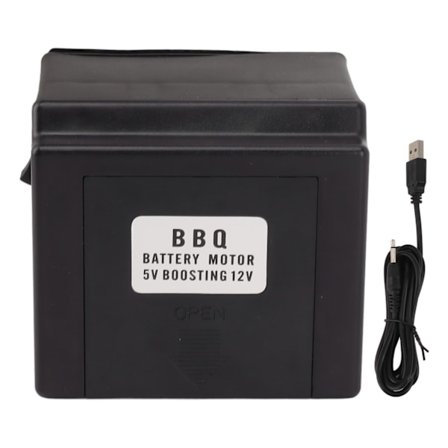 Grill Elektrisk Aluminiumlegering Rotisserie Motor 70KG Hög Vridmoment Automatisk BBQ Rotisserie Motor Vattentät På/Av-brytare