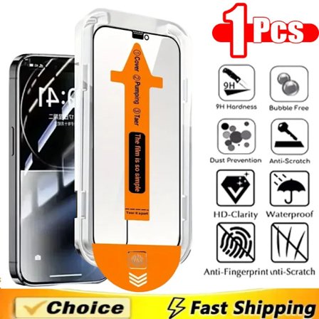 1-4 st Härdat Glas Skyddsfilm För IPhone 15 14 Plus 13 12 Pro Max 11 XR XS Max Dammtätt Kabin Telefon HD